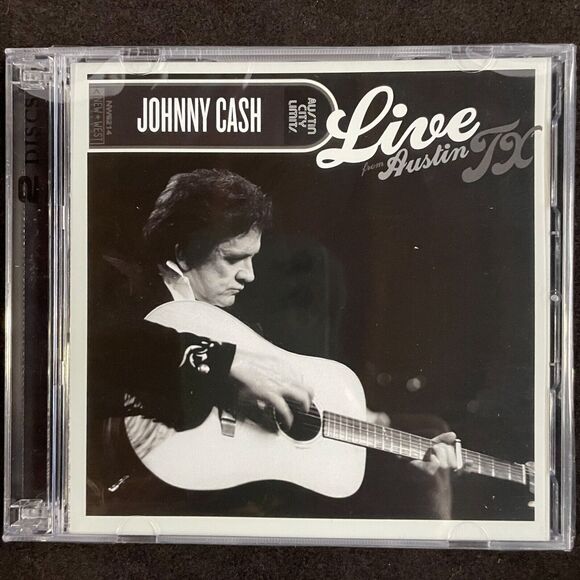 Johnny Cash NEW Live From Austin, TX Compact Disc, CD, + DVD, New West, 2012 - Picture 1 of 2